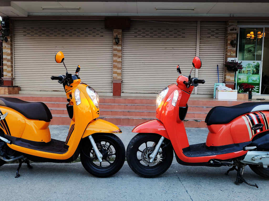 Honda Scoopy 110 cc Scooter For Rent in Chiang Mai
