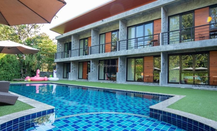The cool loft style resort for rent with cafe at Chang Phueak, Chiang Mai