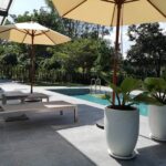 Modern single-story pool villa